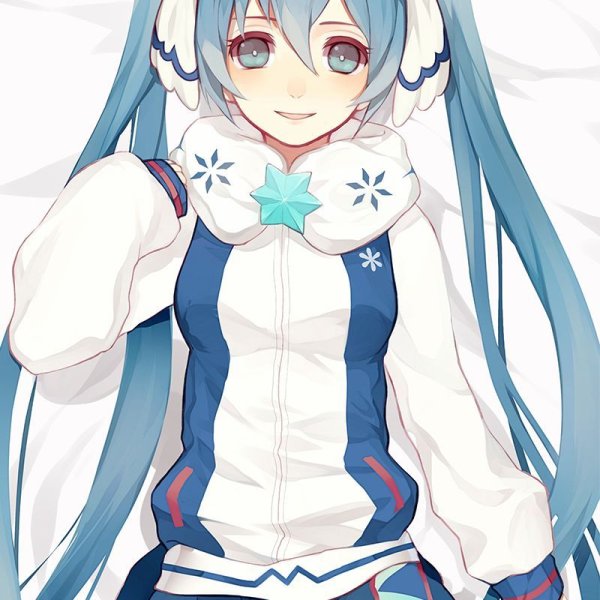 VOCALOID　初音ミク　SNOW MIKU　等身抱き枕カバー