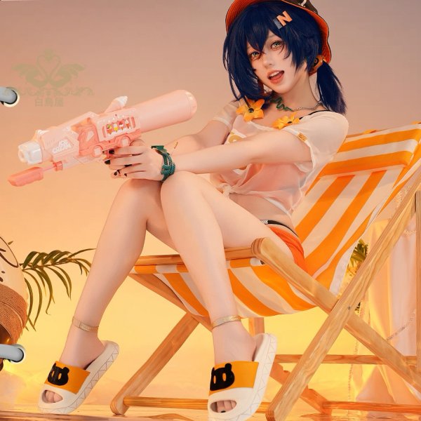 リン夏色ブルースカイ衣装